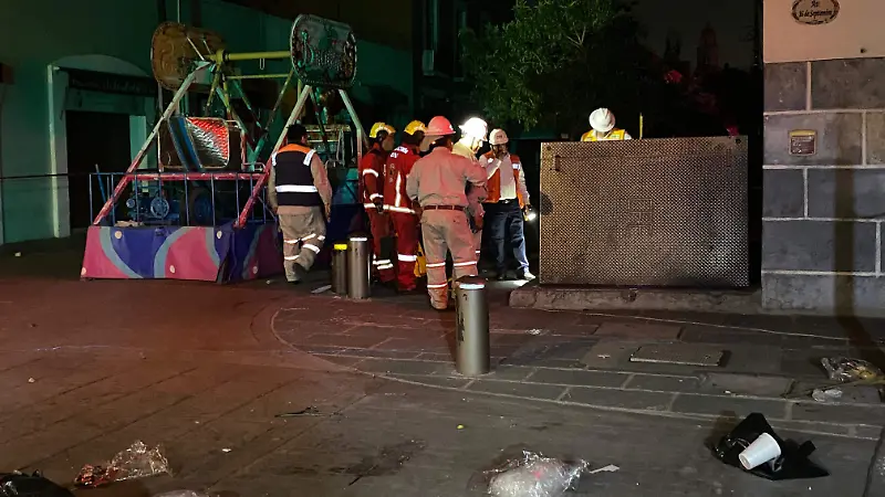 Apagón en pleno Centro de Puebla; apuntan origen a la Feria del Carmen